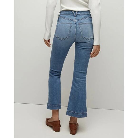 VERONICA BEARD NWT Carson Kick Flare Jean Amethyst Ankle High Rise Women's 29 - Picture 5 of 12